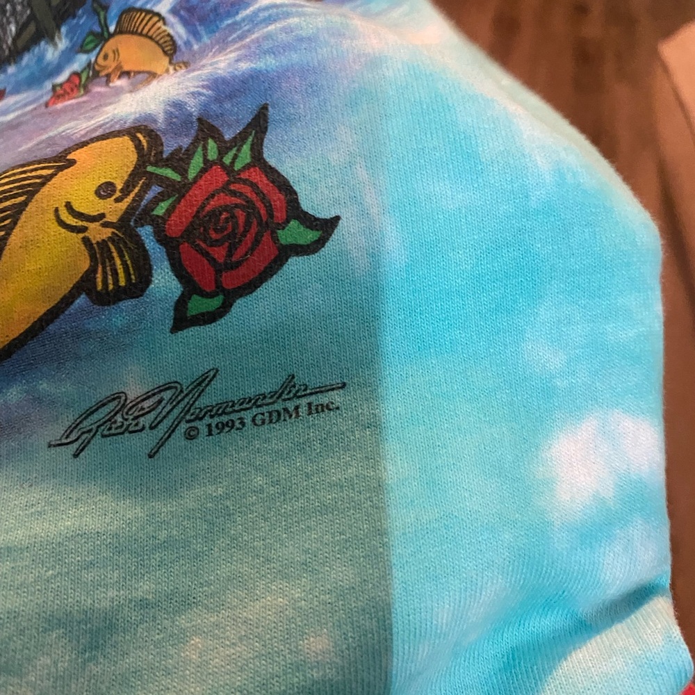 Vintage 93 Grateful Dead Ship Of Fools T-shirt - Picture 8 of 8